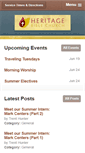 Mobile Screenshot of heritagebiblechurch.org